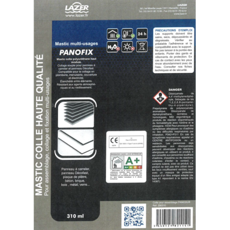 Mastic Colle Pour Assemblage Panodur - Lazer
