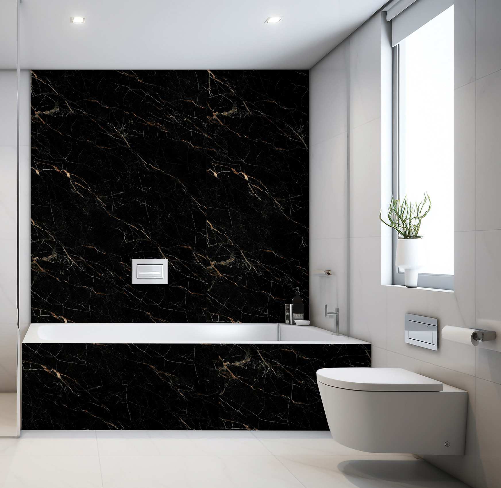 Panneau mural douche Décofast marbre Agata mat design et étanche