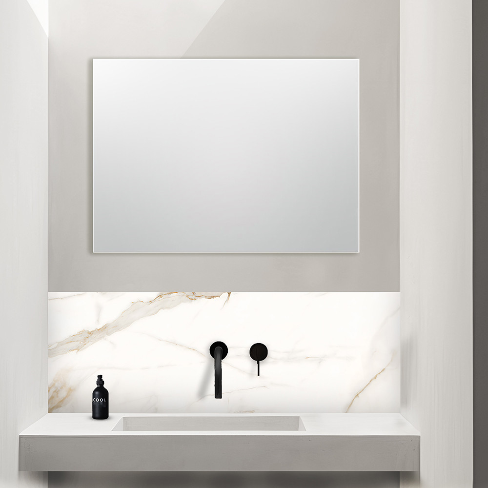 Panneau mural douche Décofast marbre Marbre Gold mat design et étanche