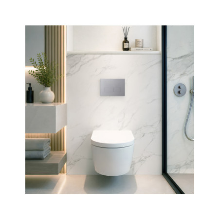 Panneau mural douche Décofast marbre Marbre Impérial mat design et étanche