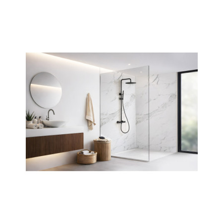 Panneau mural douche Décofast marbre Marbre Impérial mat design et étanche