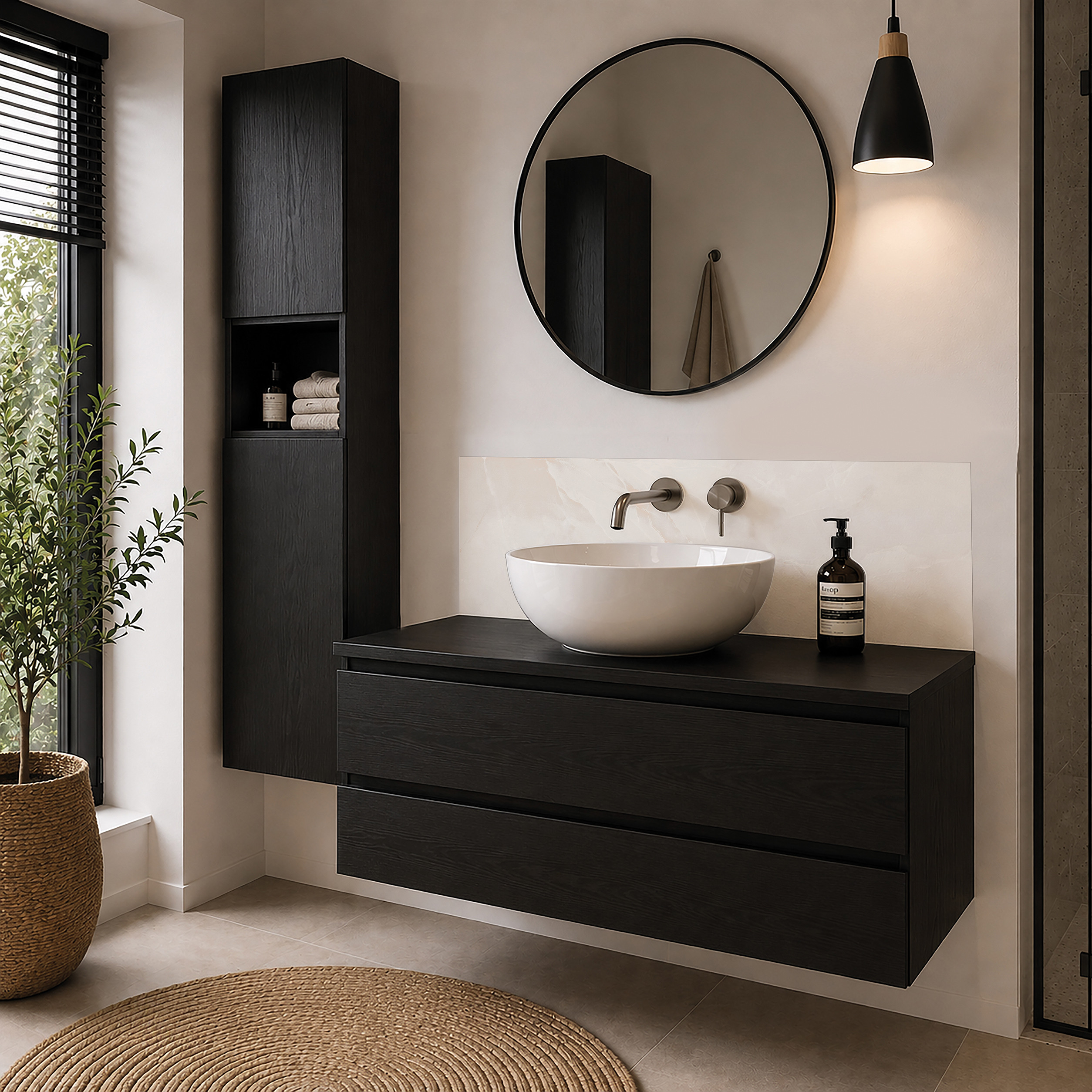 Panneau mural douche Décofast marbre Onyx Blanc mat design et étanche