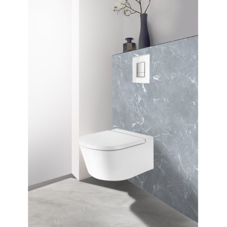 Panneau mural douche Décofast marbre Paros mat design et étanche