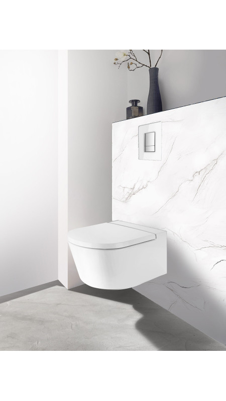 Panneau mural douche Décofast marbre Tinos mat design et étanche