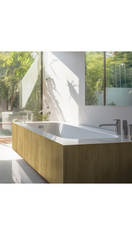 Panneau mural douche Décofast bois Orme design et étanche