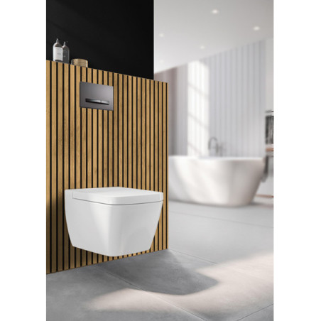 Panneau mural douche Décofast bois Orme Tasseaux Vertical design et étanche