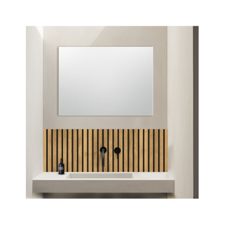Panneau mural douche Décofast bois Orme Tasseaux Vertical design et étanche