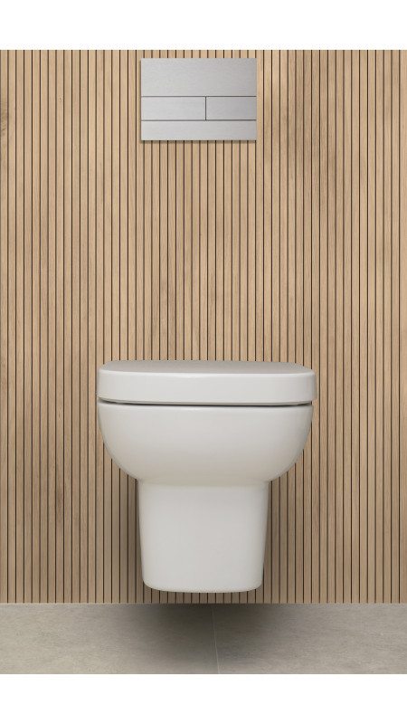 Panneau mural douche Décofast bois Tilleul Tasseaux Fins design et étanche