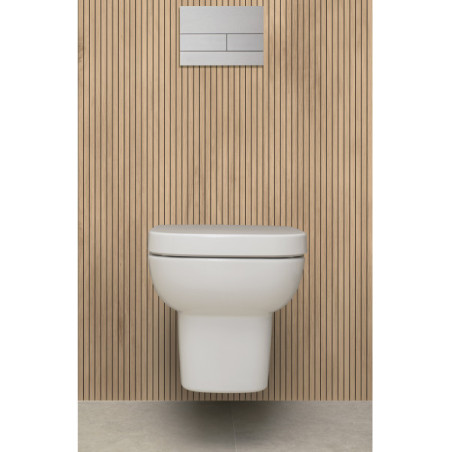 Panneau mural douche Décofast bois Tilleul Tasseaux Fins design et étanche