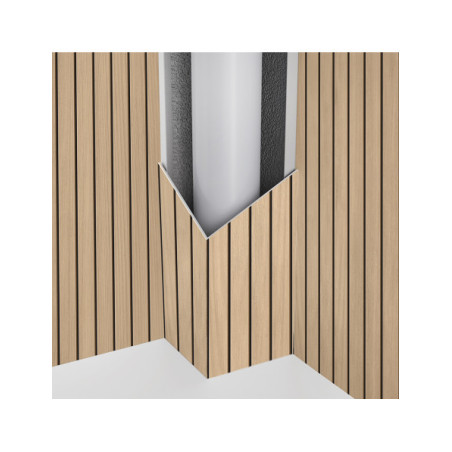 Panneau mural douche Décofast bois Tilleul Tasseaux Fins design et étanche