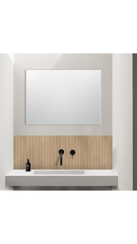 Panneau mural douche Décofast bois Tilleul Tasseaux Fins design et étanche