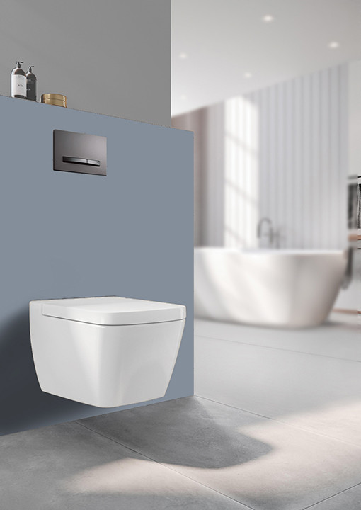Panneau mural douche Décofast chromatique Bleu Persan design et étanche