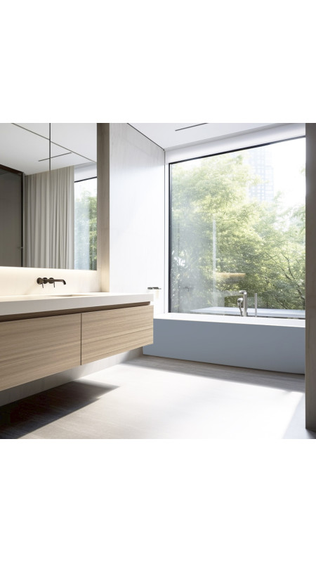 Panneau mural douche Décofast chromatique Bleu Persan design et étanche
