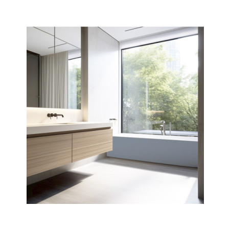 Panneau mural douche Décofast chromatique Bleu Persan design et étanche