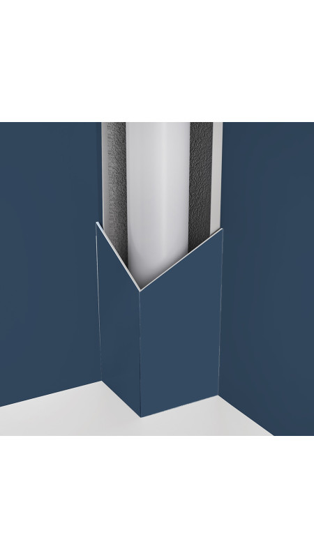 Panneau mural douche Décofast chromatique Bleu Profond design et étanche