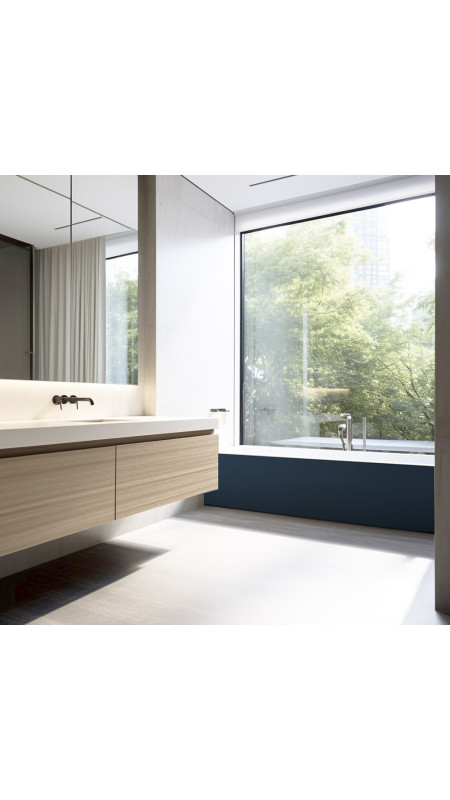 Panneau mural douche Décofast chromatique Bleu Profond design et étanche