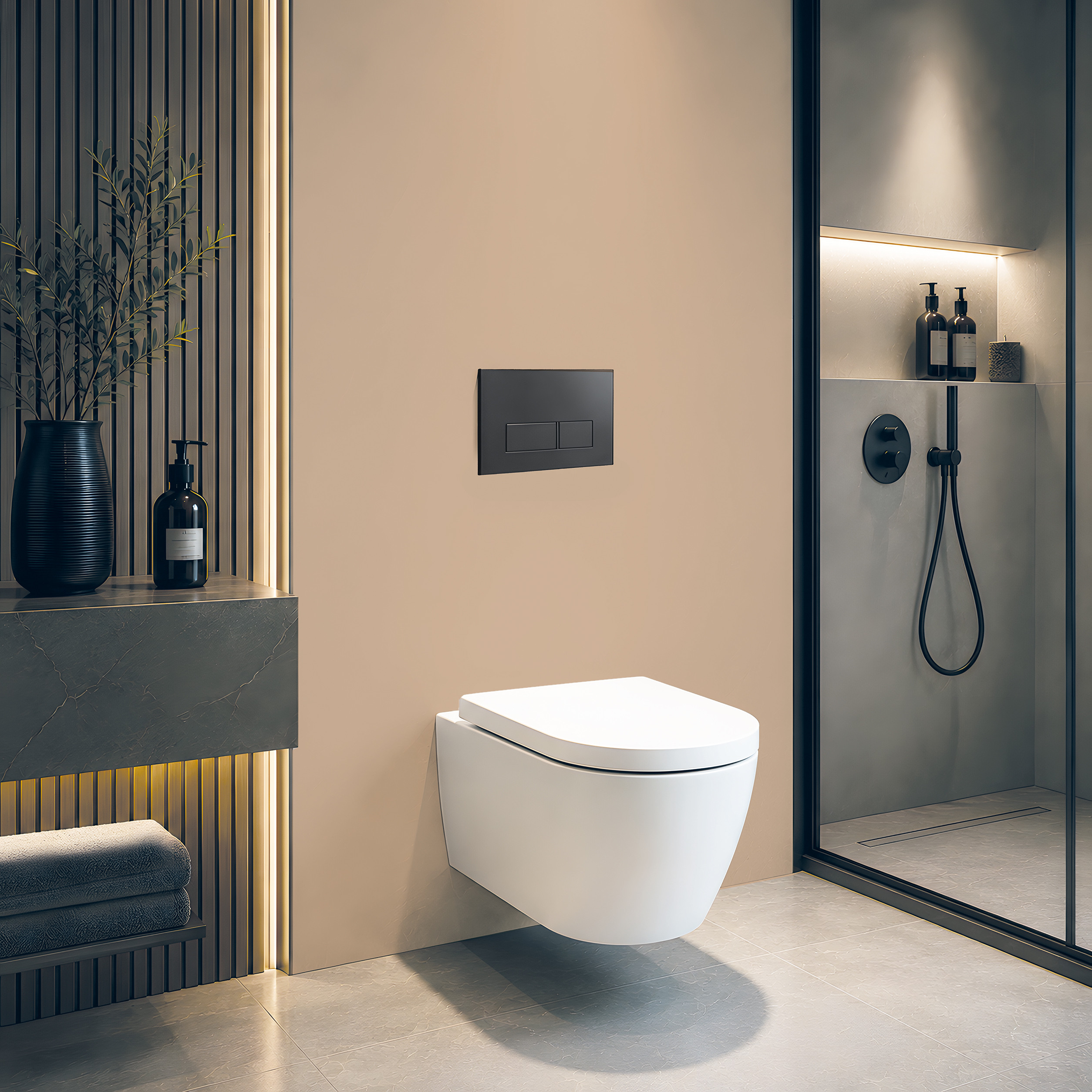 Panneau mural douche Décofast chromatique Bronze design et étanche
