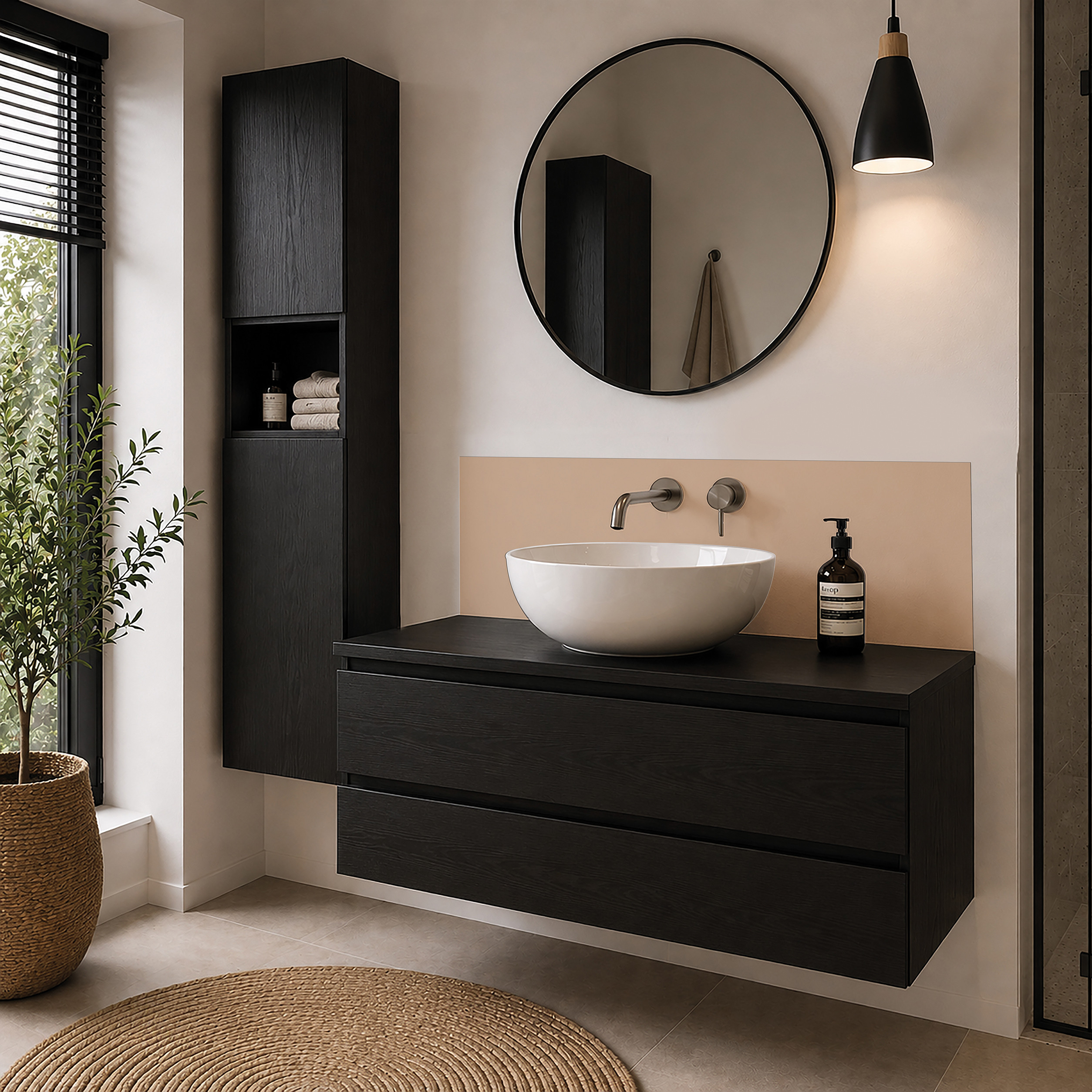 Panneau mural douche Décofast chromatique Bronze design et étanche