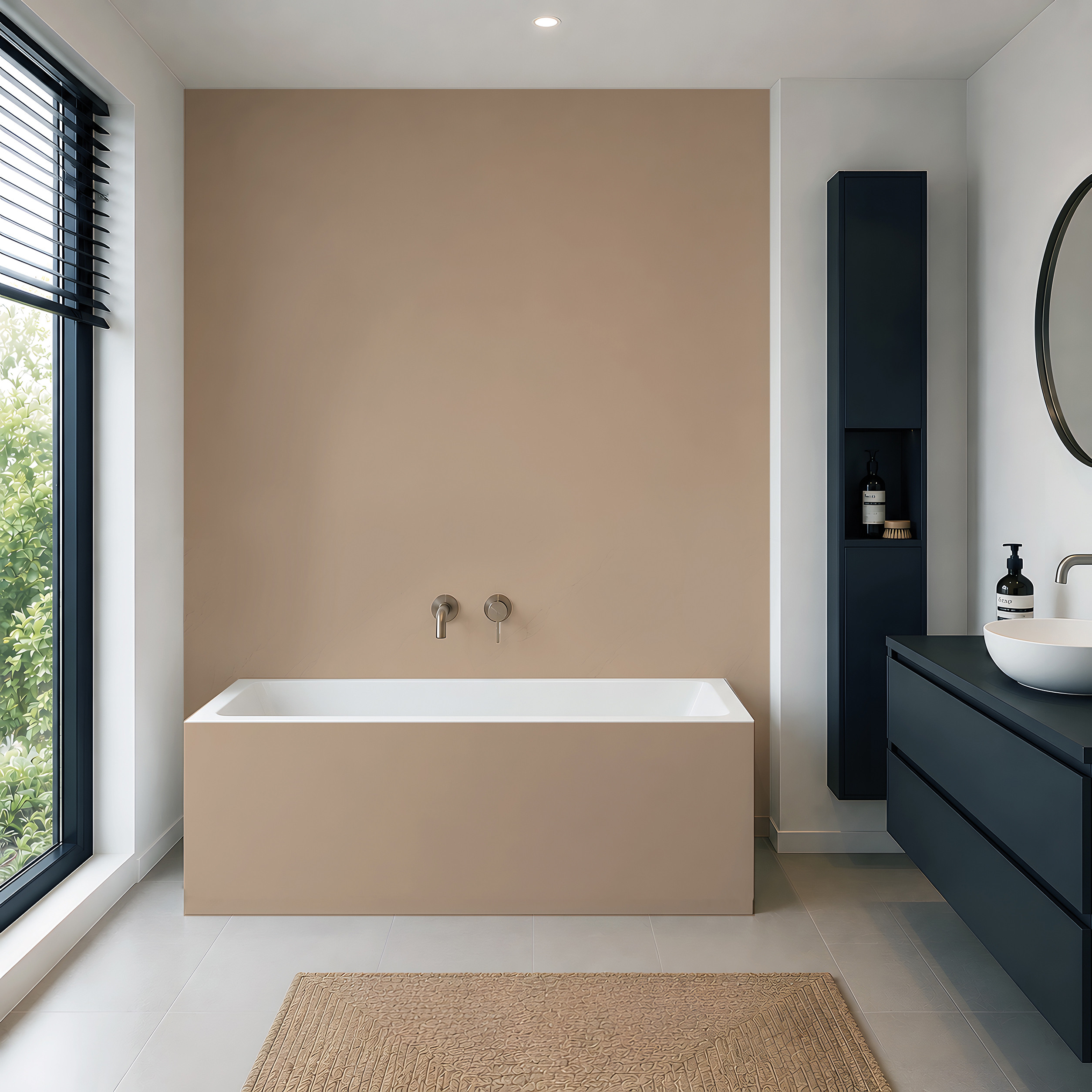 Panneau mural douche Décofast chromatique Bronze design et étanche