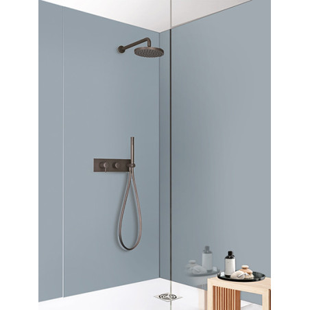 Panneau mural douche Décofast chromatique Gris Perle design et étanche