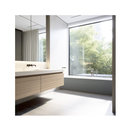 Panneau mural douche Décofast chromatique Gris Perle design et étanche