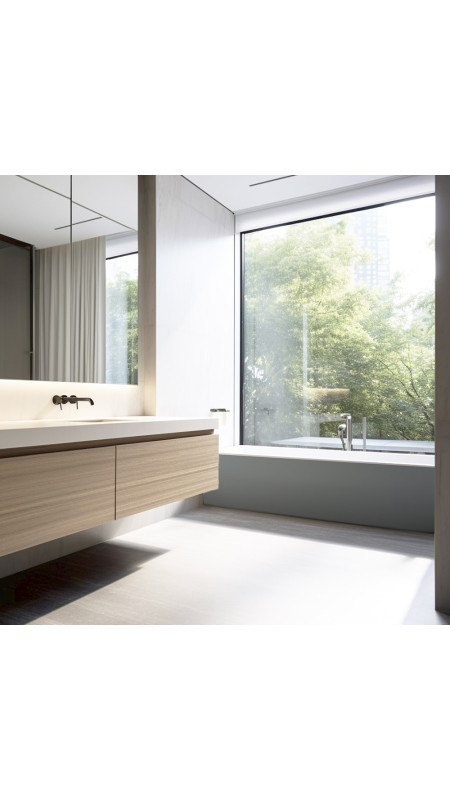 Panneau mural douche Décofast chromatique Gris Perle design et étanche