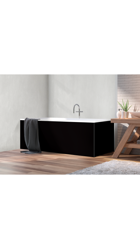 Panneau mural douche Décofast chromatique Noir mat design et étanche