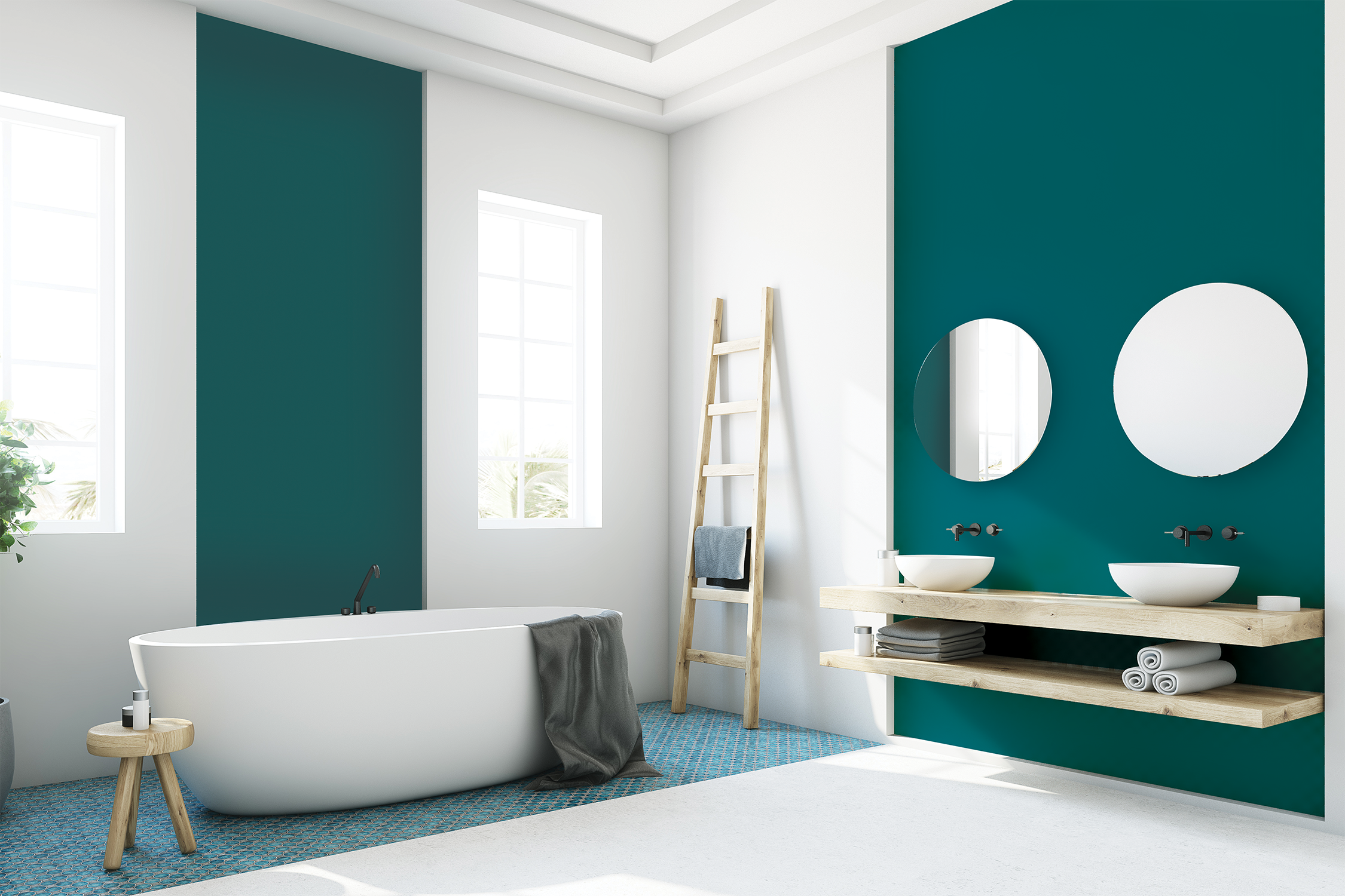 Panneau mural douche Décofast chromatique Ocean design et étanche