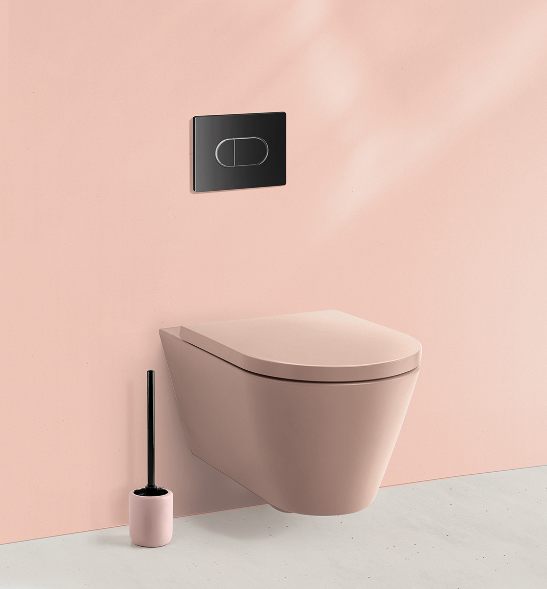 Panneau mural douche Décofast chromatique Rose Poudre design et étanche