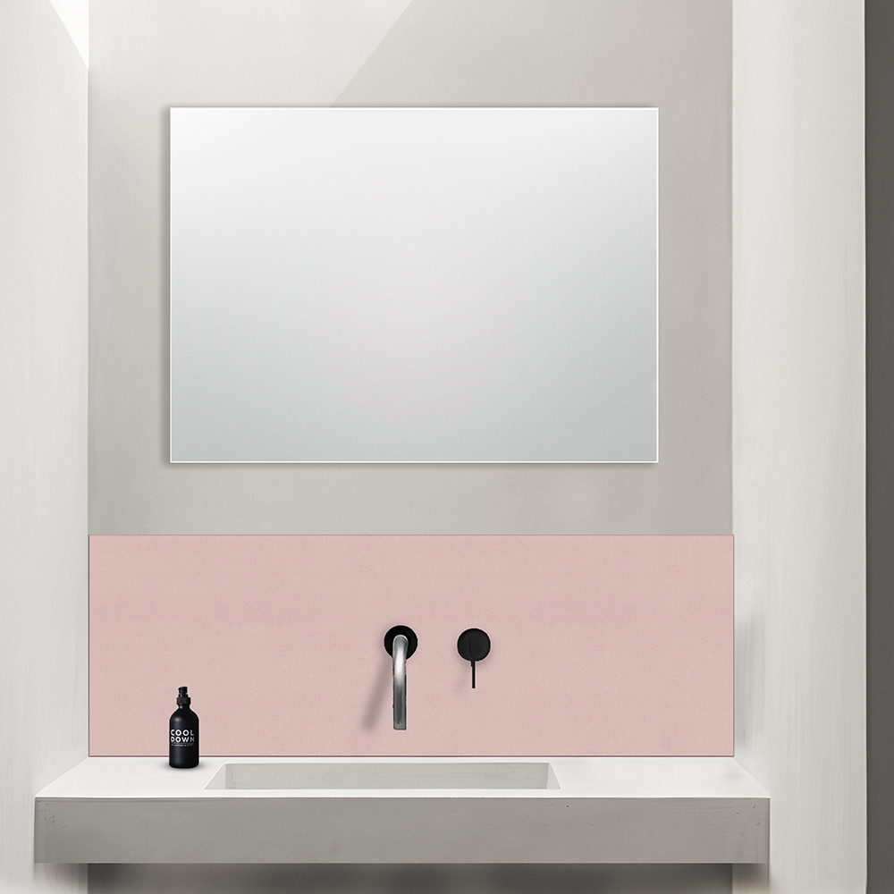 Panneau mural douche Décofast chromatique Rose Poudre design et étanche