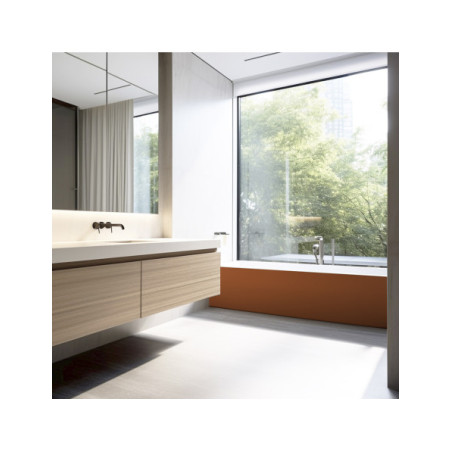Panneau mural douche Décofast chromatique Terracotta design et étanche
