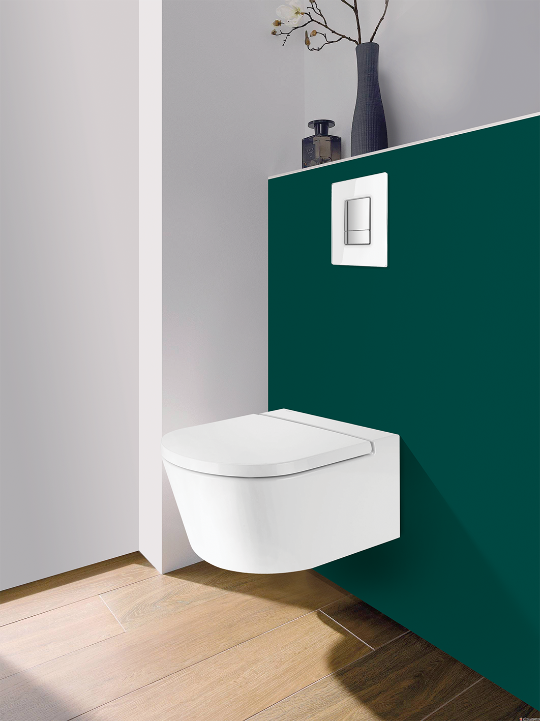 Panneau mural douche Décofast chromatique Vert Impérial design et étanche