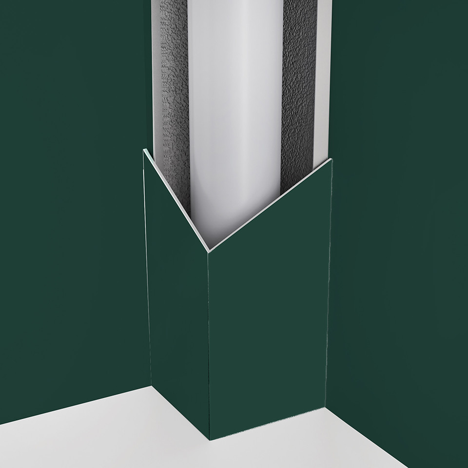 Panneau mural douche Décofast chromatique Vert Impérial design et étanche