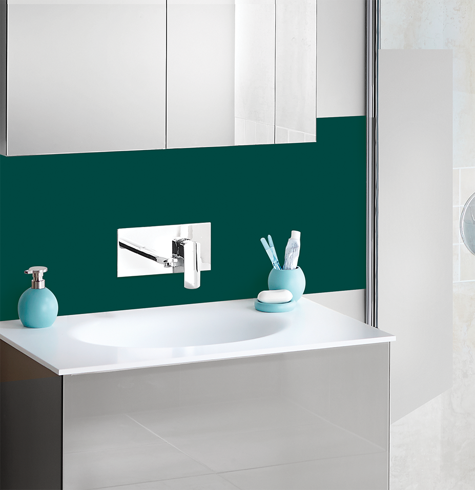Panneau mural douche Décofast chromatique Vert Impérial design et étanche