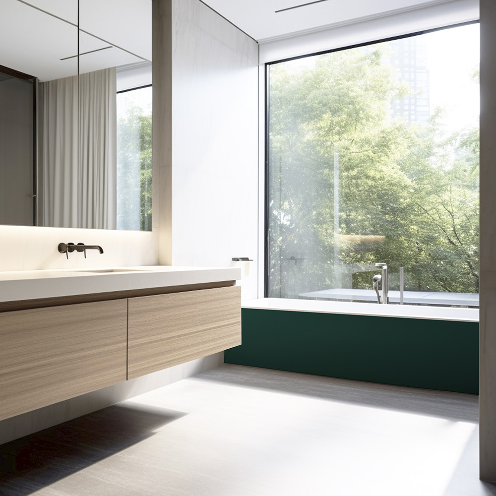 Panneau mural douche Décofast chromatique Vert Impérial design et étanche