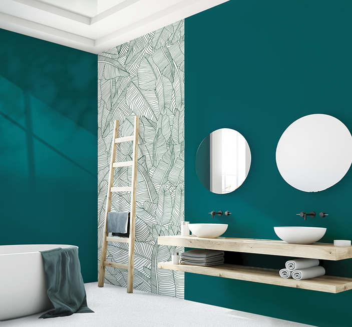 Panneau mural douche Décofast végétalis Amazonia design et étanche