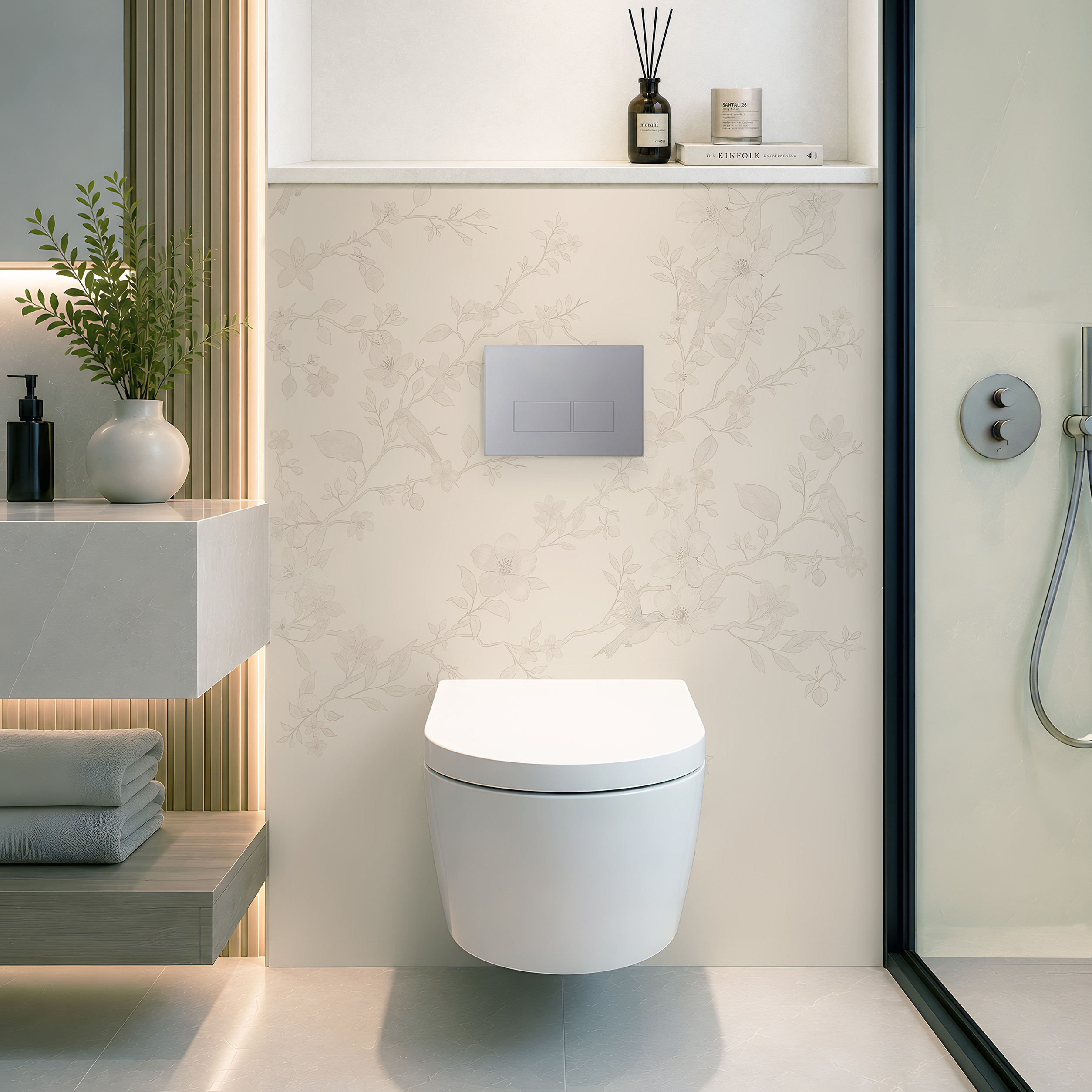 Panneau mural douche Décofast végétalis Eden design et étanche