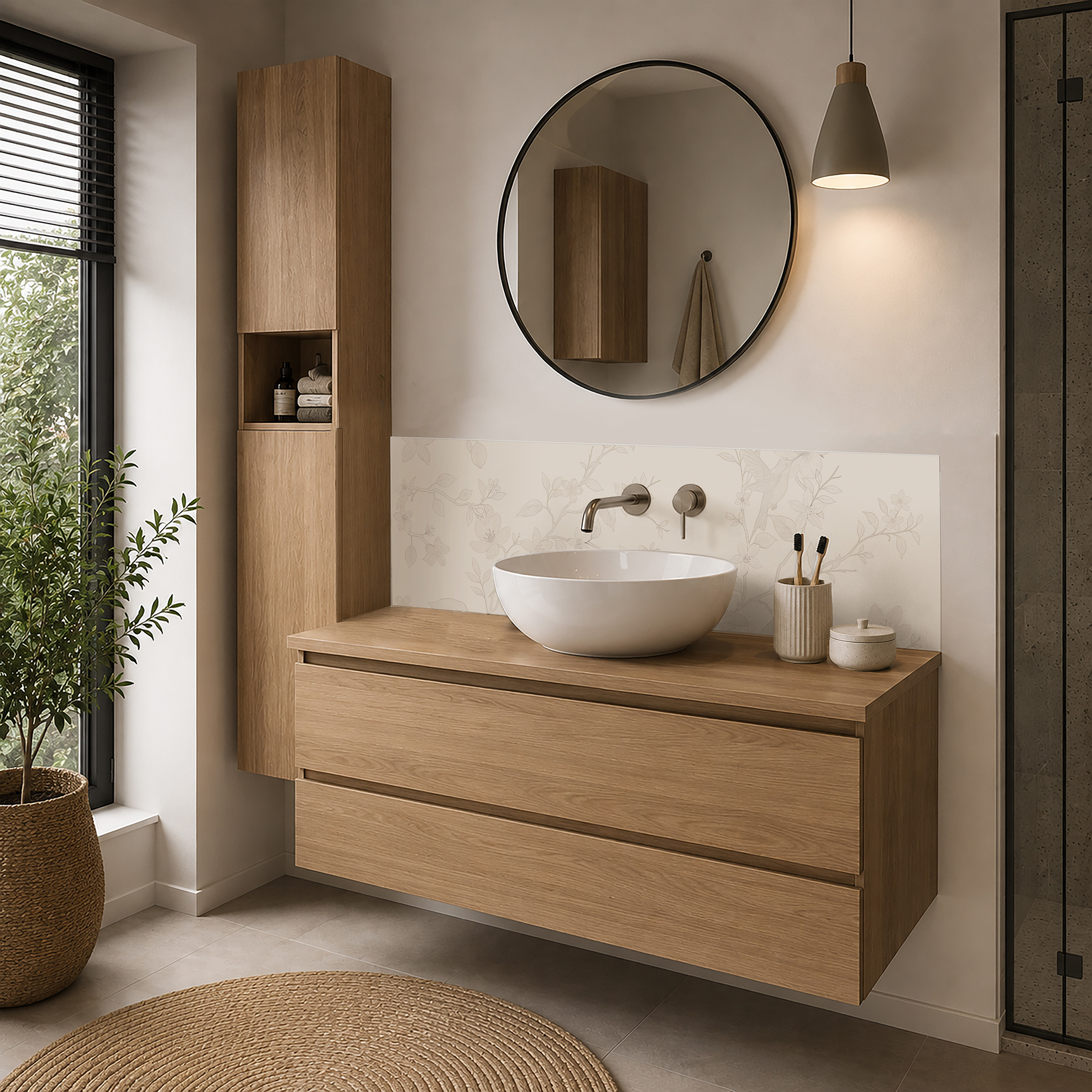Panneau mural douche Décofast végétalis Eden design et étanche