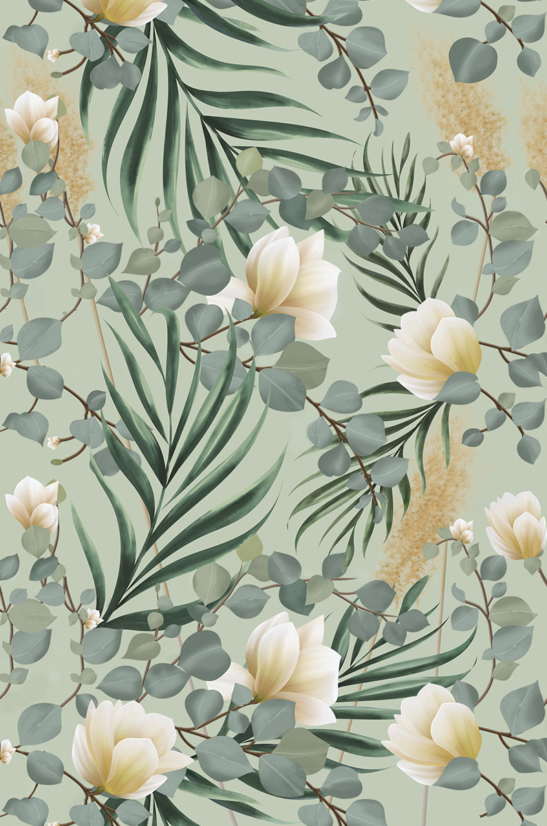 Panneau mural douche Décofast végétalis Floralia design et étanche