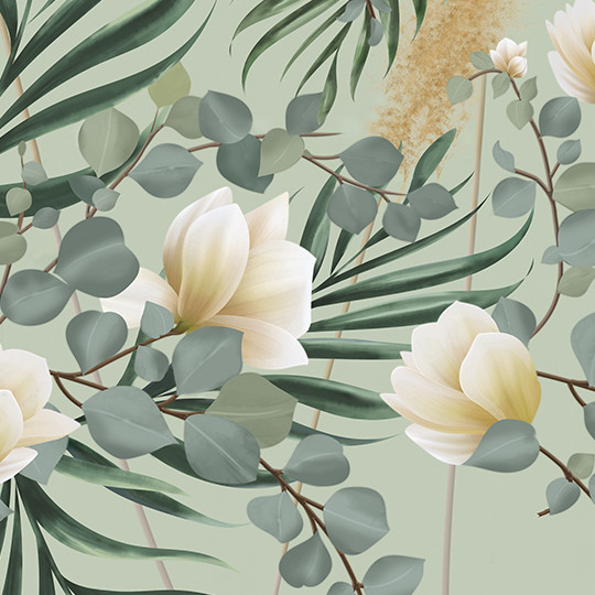 Panneau mural douche Décofast végétalis Floralia design et étanche