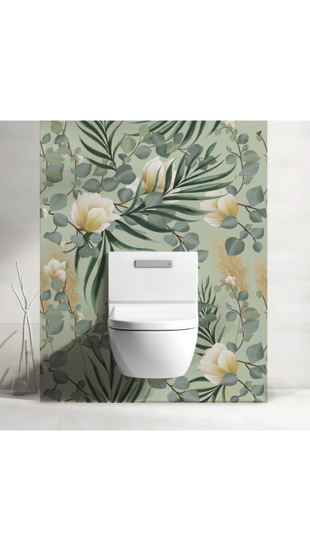 Panneau mural douche Décofast végétalis Floralia design et étanche