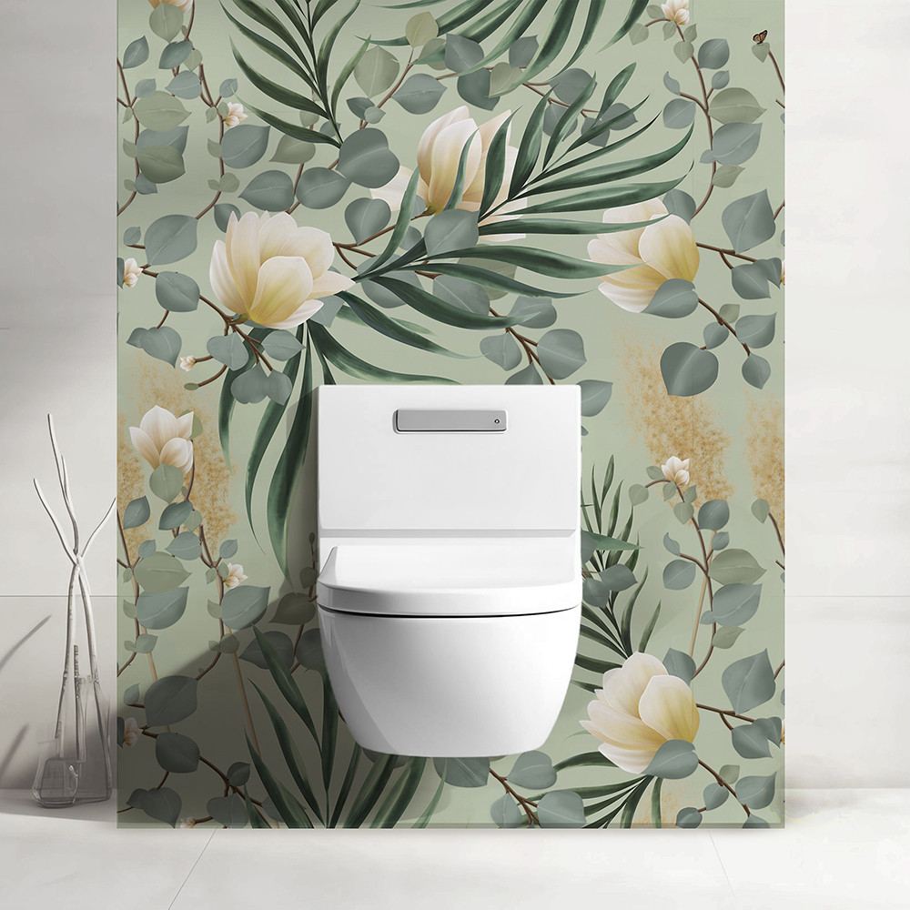 Panneau mural douche Décofast végétalis Floralia design et étanche