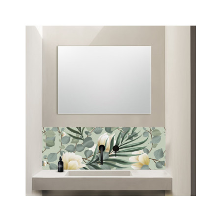 Panneau mural douche Décofast végétalis Floralia design et étanche