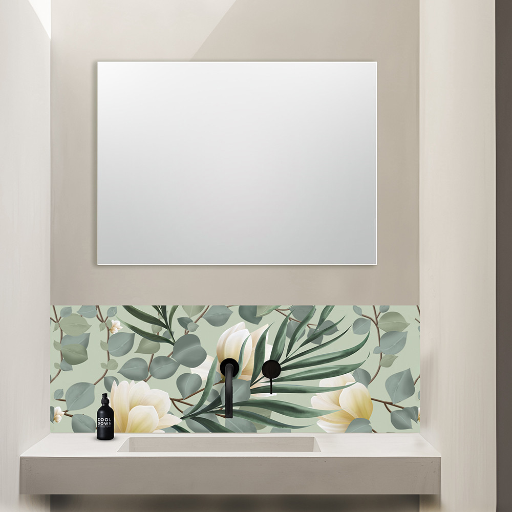 Panneau mural douche Décofast végétalis Floralia design et étanche