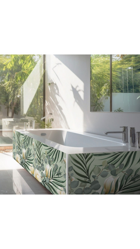 Panneau mural douche Décofast végétalis Floralia design et étanche