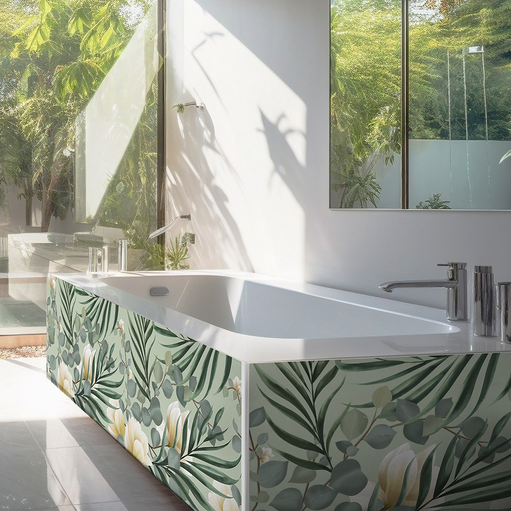 Panneau mural douche Décofast végétalis Floralia design et étanche