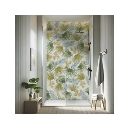 Panneau mural douche Décofast végétalis Palmera design et étanche