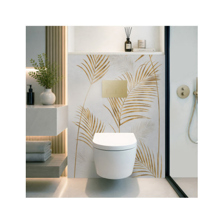 Panneau mural douche Décofast végétalis Palmes D'or design et étanche