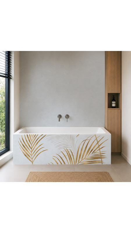 Panneau mural douche Décofast végétalis Palmes D'or design et étanche