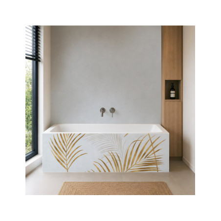 Panneau mural douche Décofast végétalis Palmes D'or design et étanche